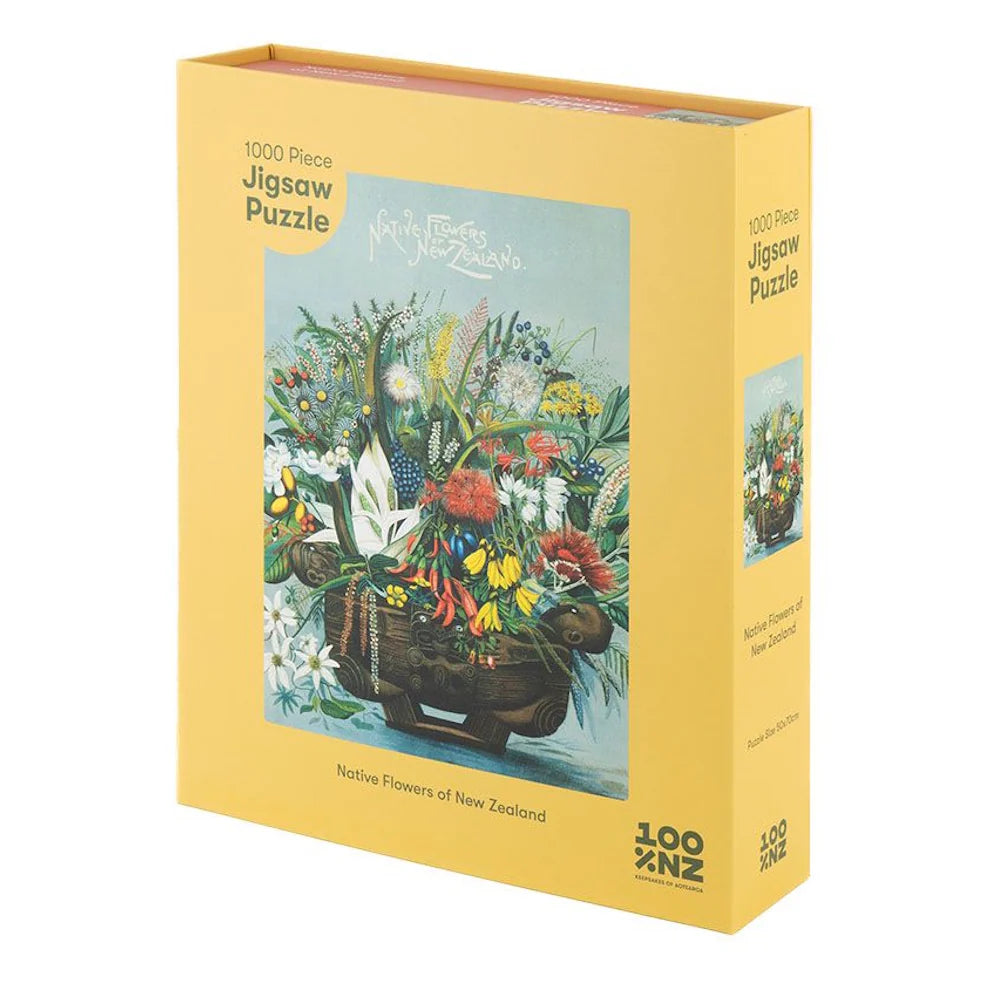 100% NZ Native Flowers of New Zealand Puzzle - 1000pc