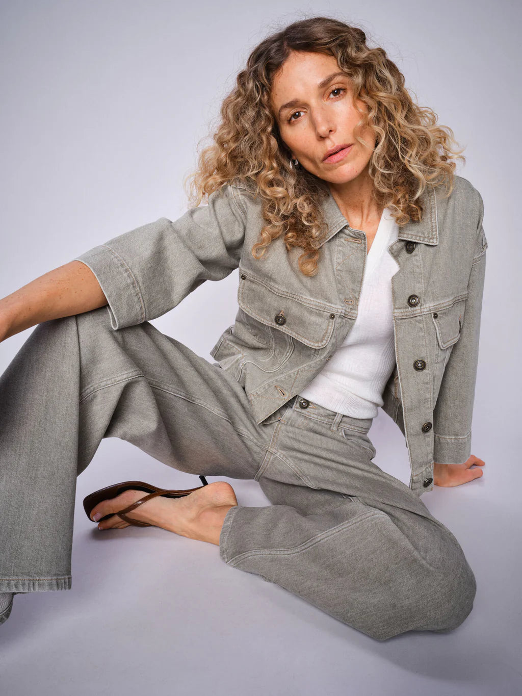 Mos Mosh Penn Dyed Jacket - Shadow