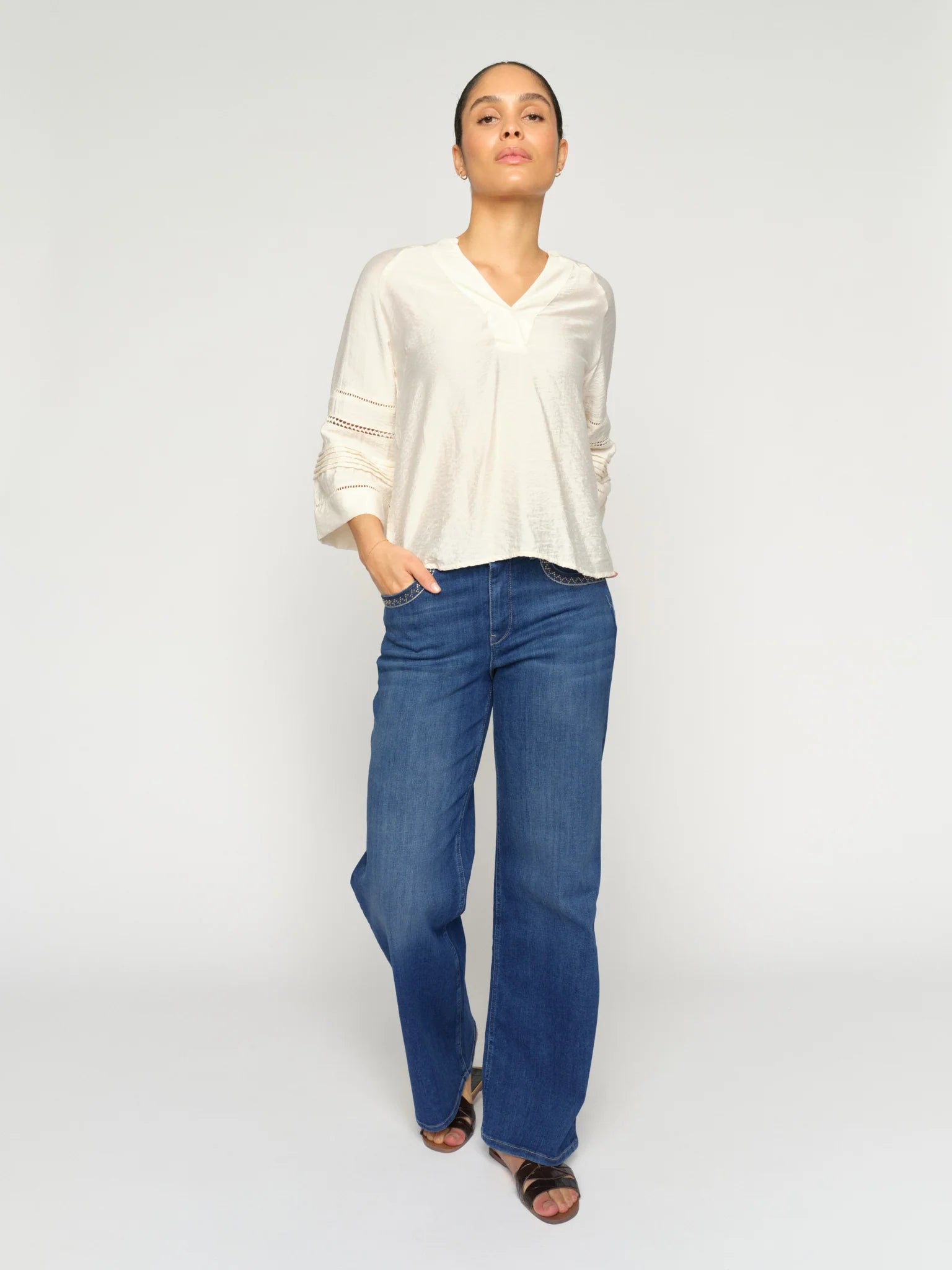 Mos Mosh Aleysa Nila Blouse - Ecru