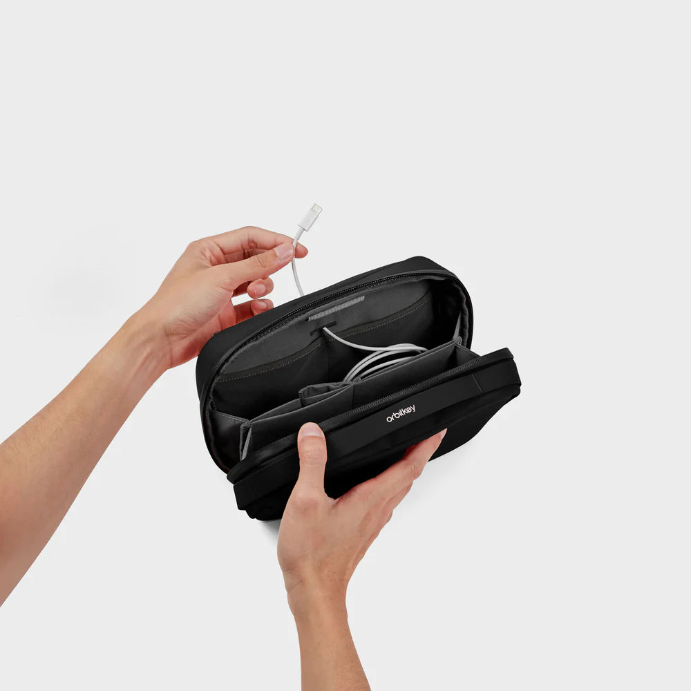 Orbitkey 2-in-1 Tech Pouch - Black