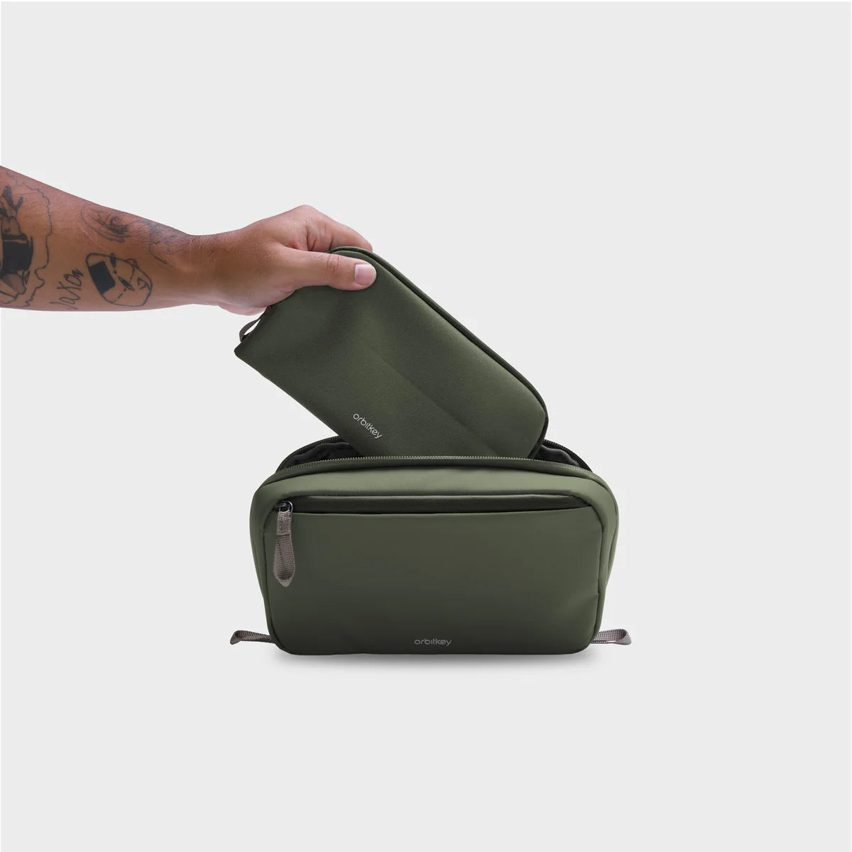 Orbitkey 2-in-1 Tech Pouch - Olive