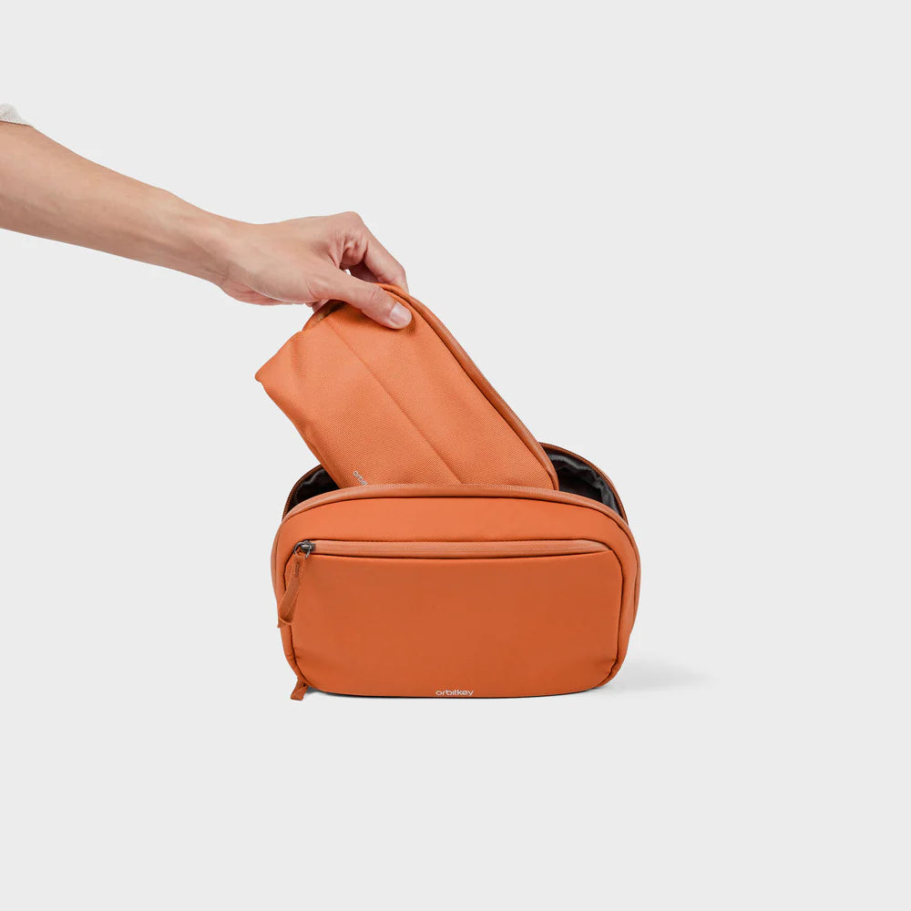 Orbitkey 2-in-1 Tech Pouch - Terracotta