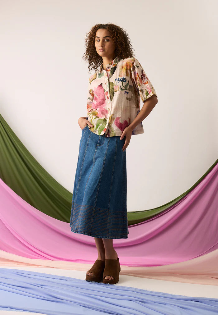 Nancybird Nina Skirt - Denim