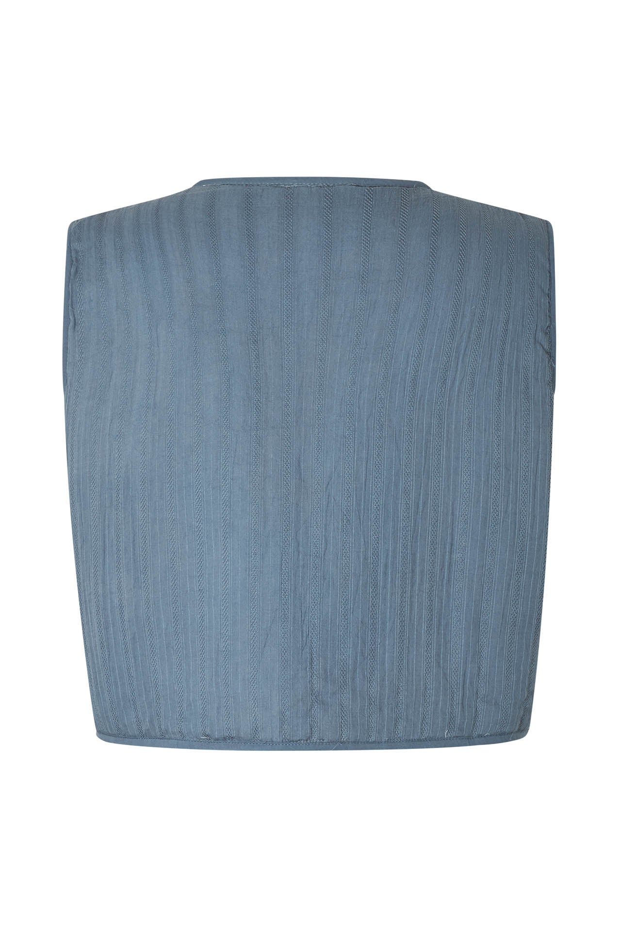 Lollys Laundry Ilsa Vest - Dusty Blue