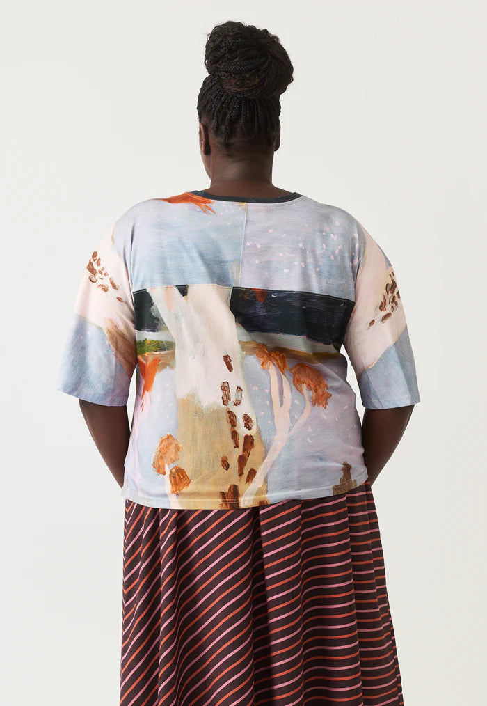 Nancybird Tasmin Boxy Tee - Night Herons