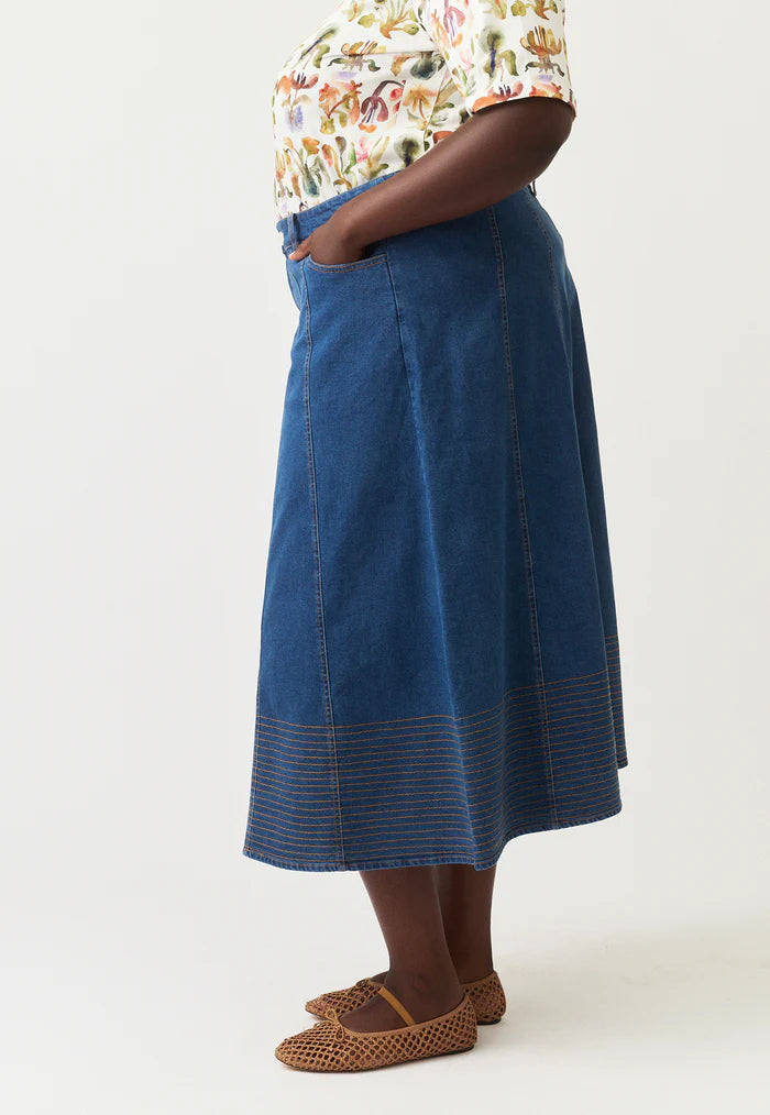 Nancybird Nina Skirt - Denim