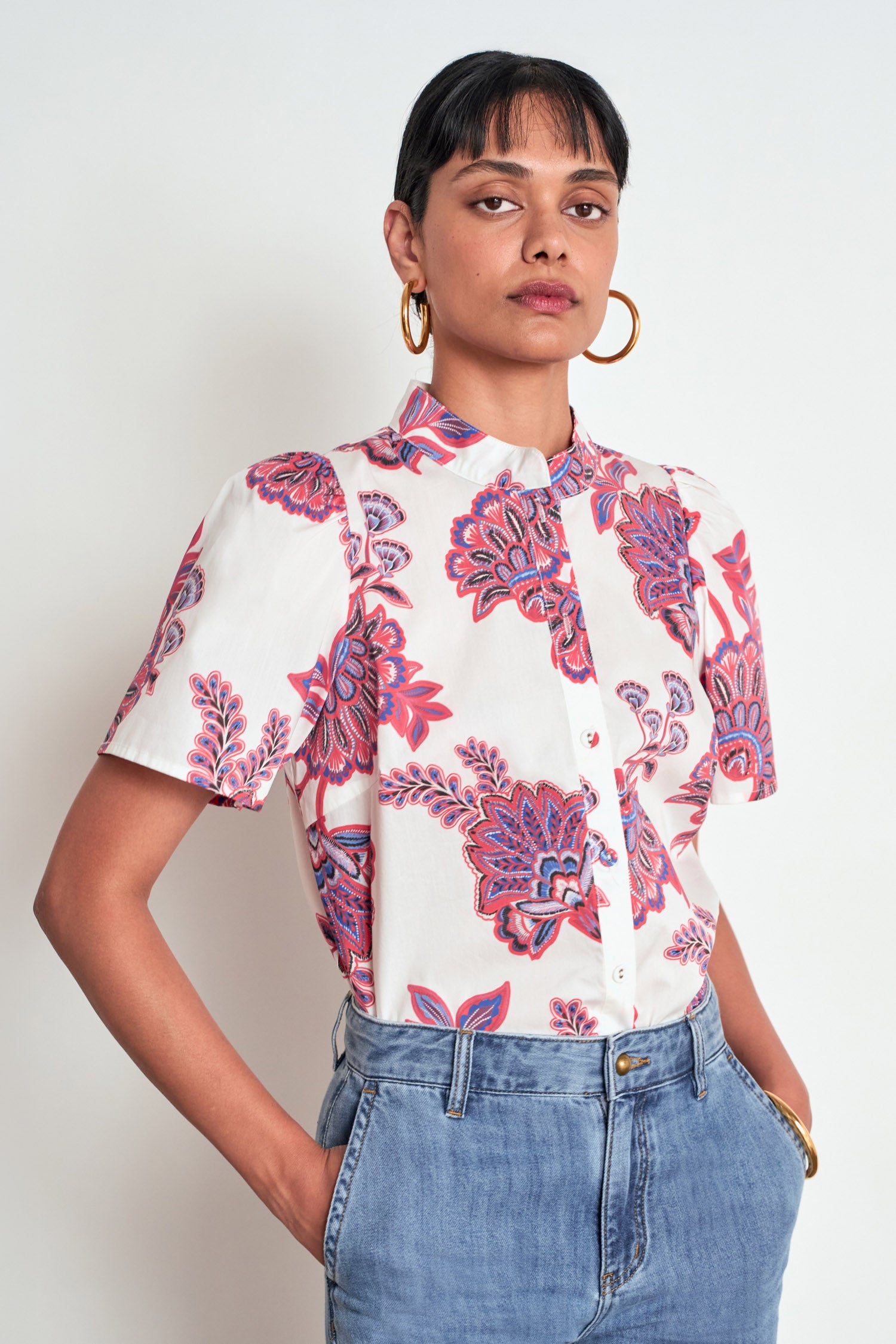 Zoe Kratzmann Hail Top - Crimson Kgari