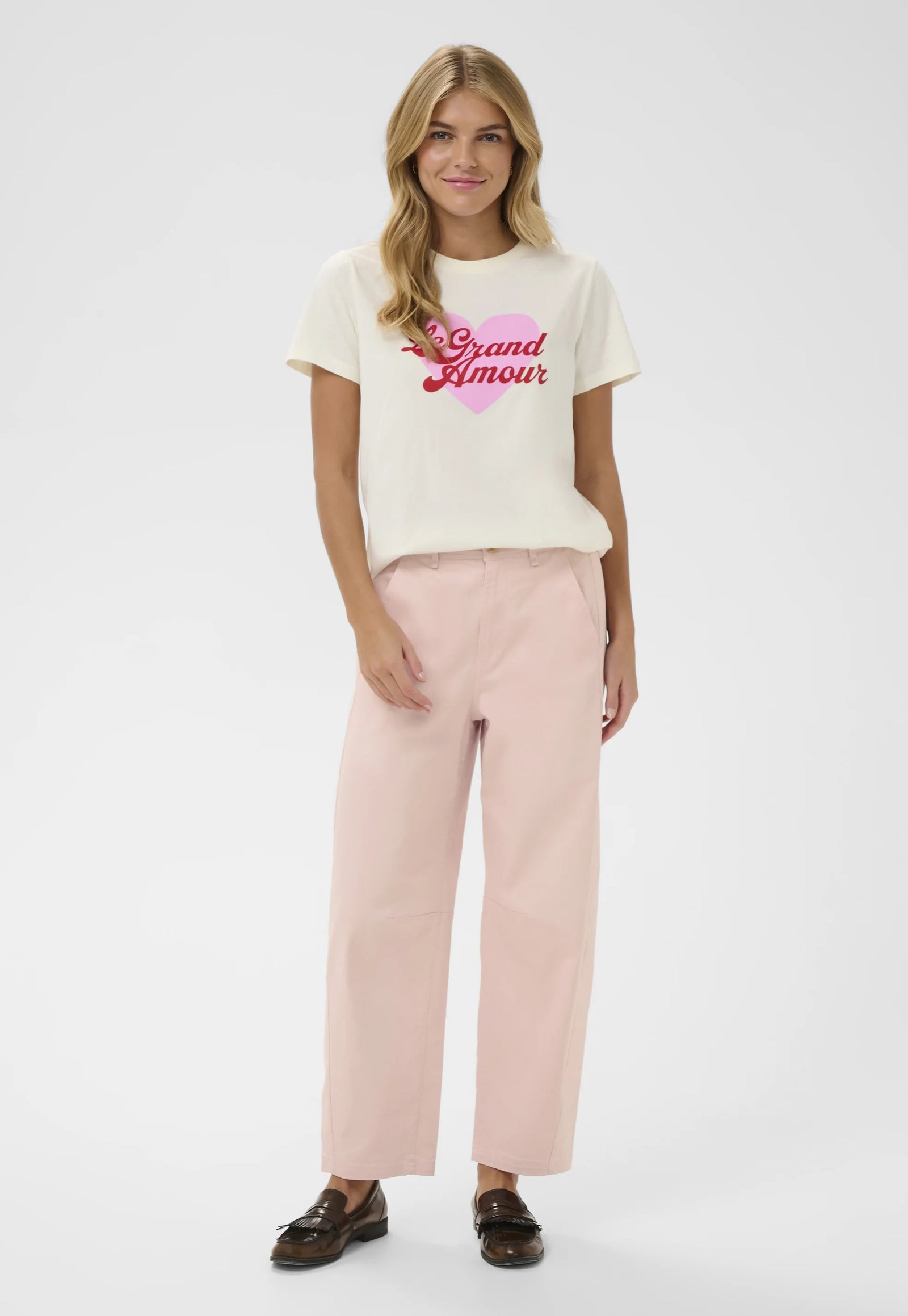 Saint Tropez Paude Jeans - Chalk Pink