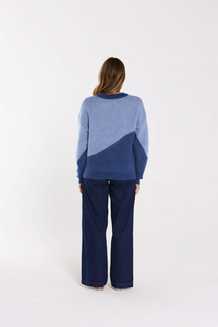 Thing Thing Split Jumper - Twilight Blue
