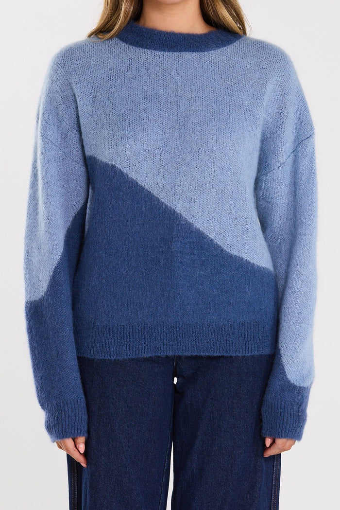 Thing Thing Split Jumper - Twilight Blue