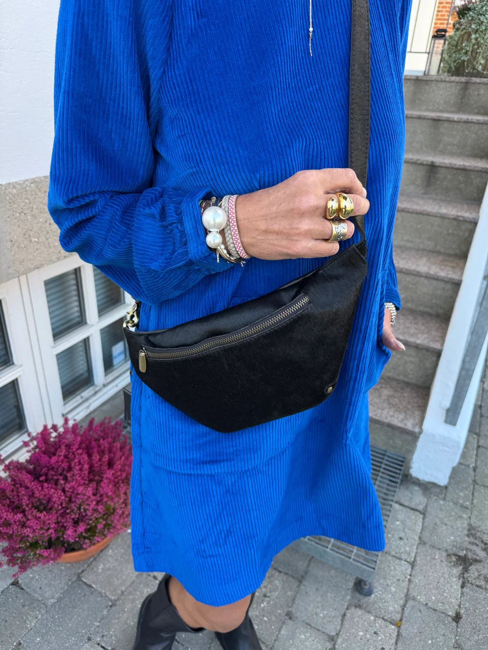 Lollys Laundry Carla Short Dress - Neon Blue