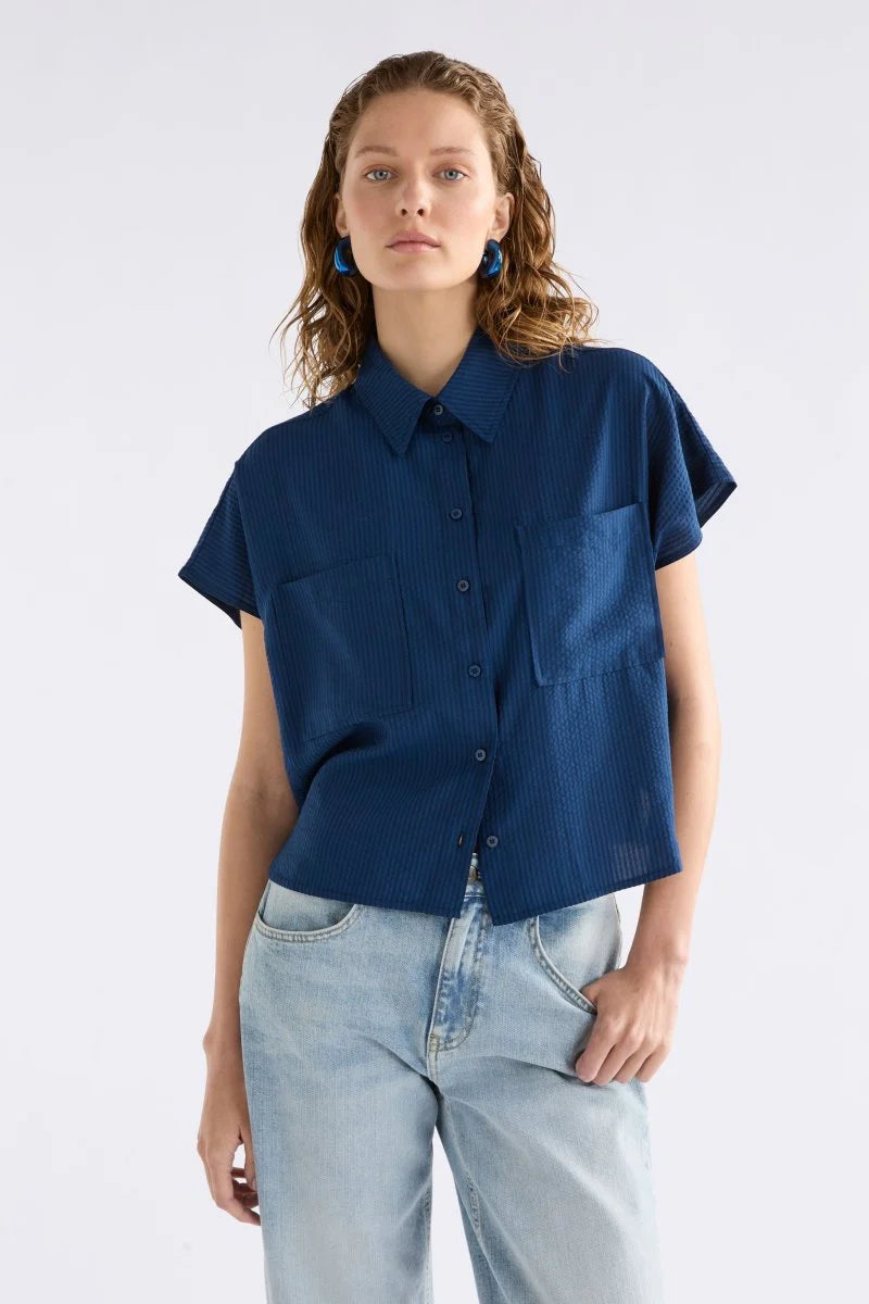 Elk Stolt Shirt - Mid Wash