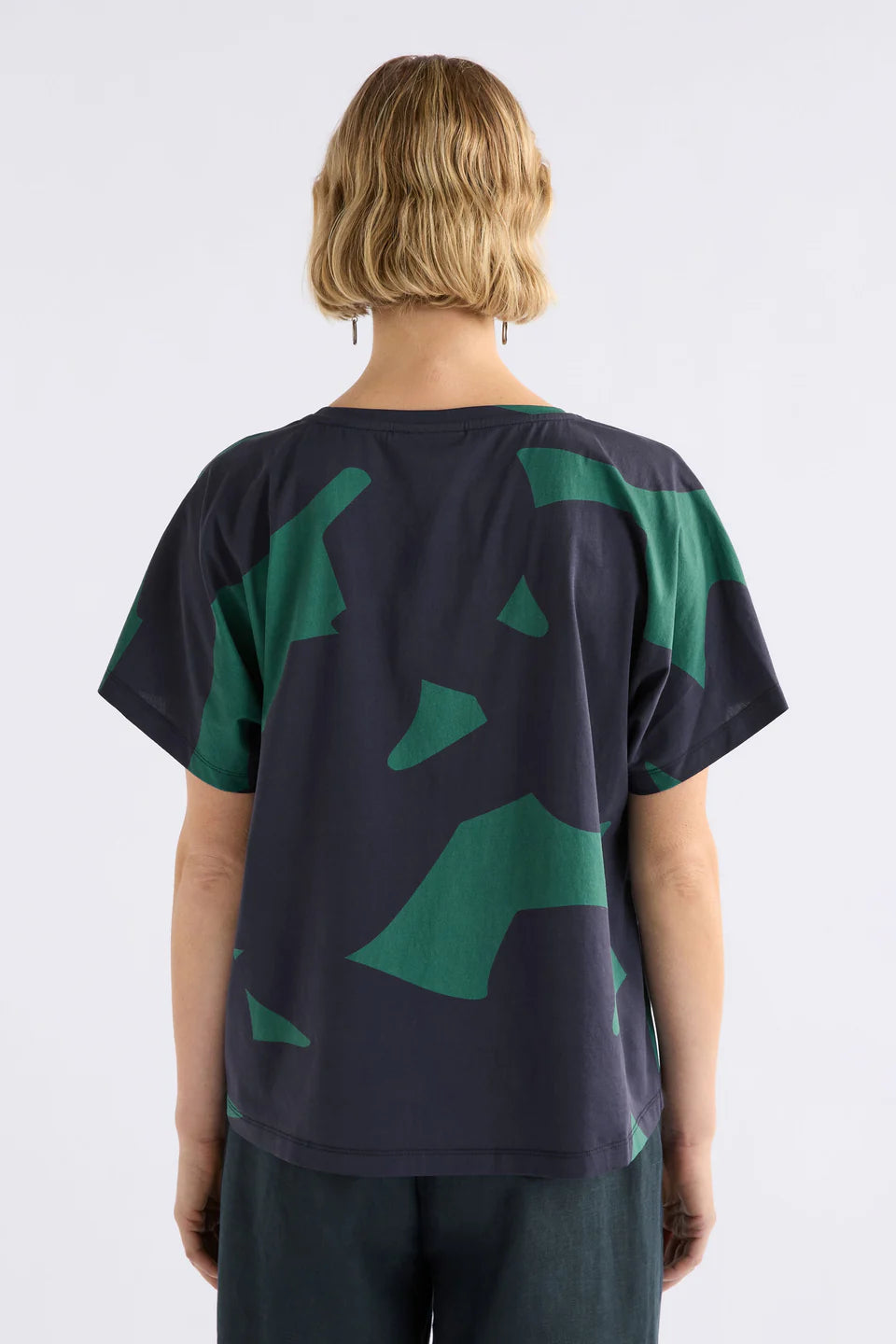 Elk Haki Short Sleeve Tshirt - Teal Tera