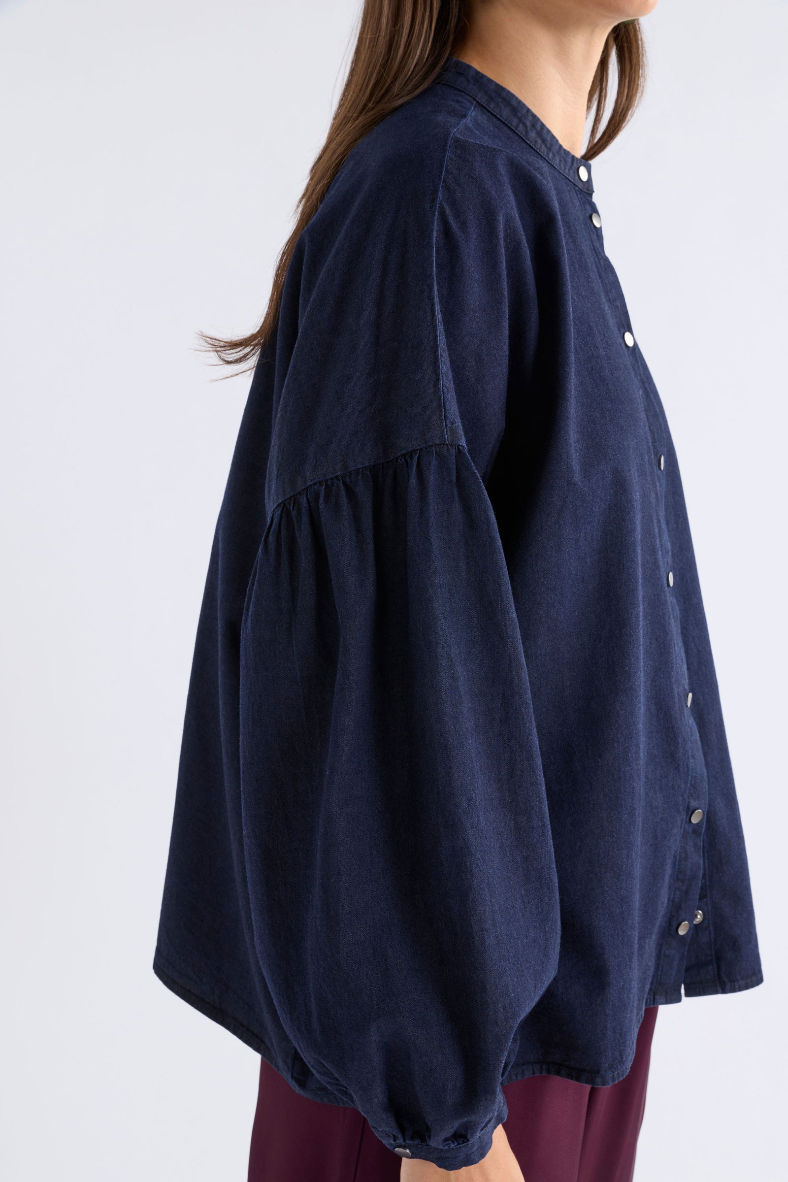 Elk Albez Shirt - Dark Blue Denim