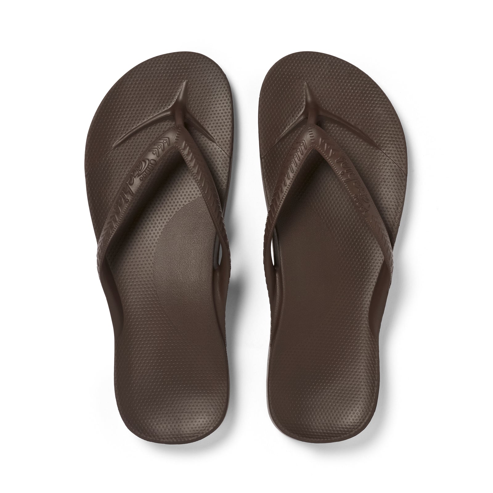 Archies Arch Support Jandals - Brown