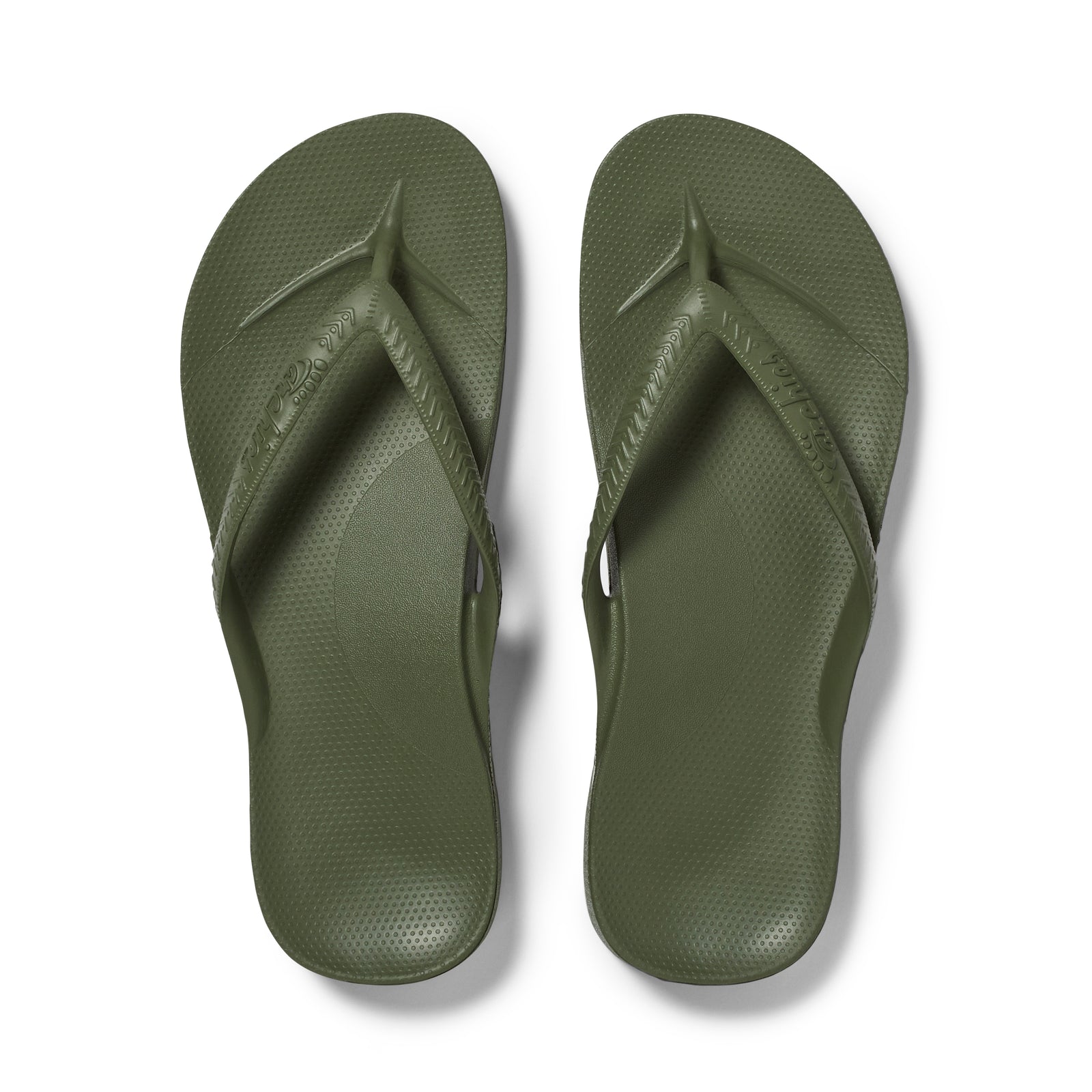 Archies Arch Support Jandals - Olive