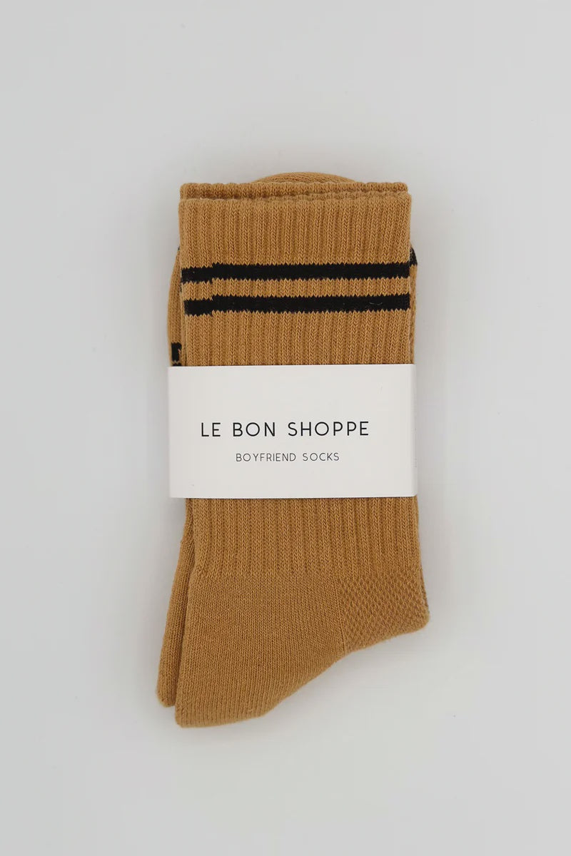 Le Bon Shoppe Boyfriend Socks - Biscotti