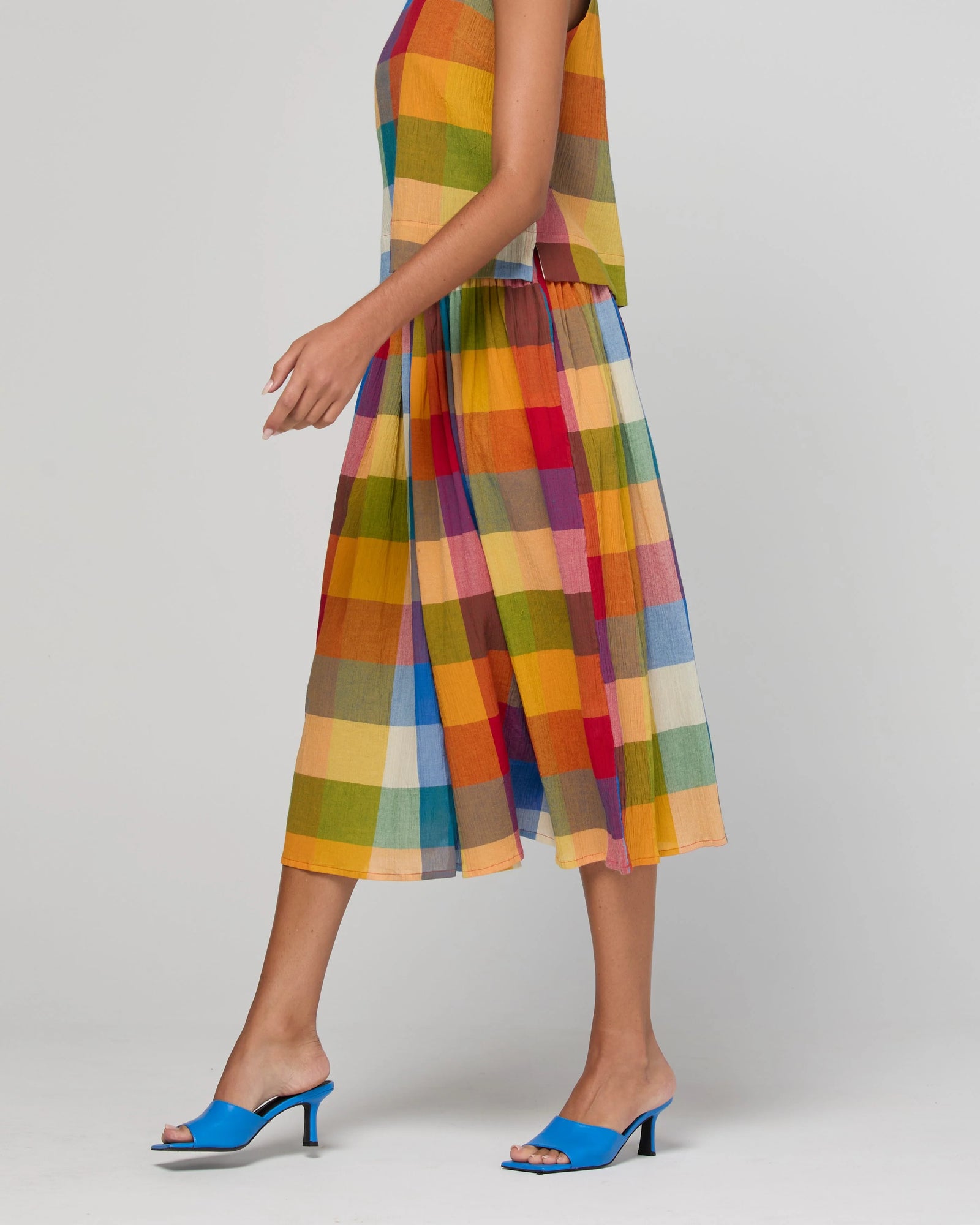 Boom Shankar Sami Skirt - Kingston Check