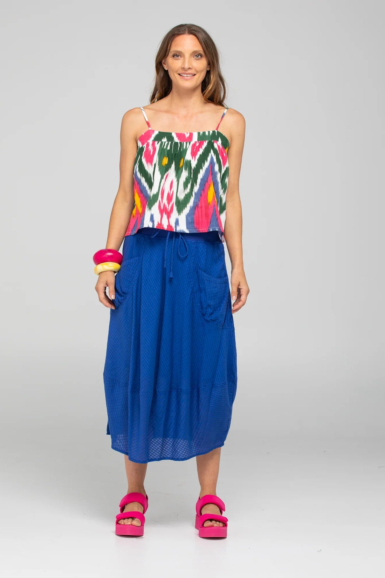 Boom Shankar Guru Skirt - Blu