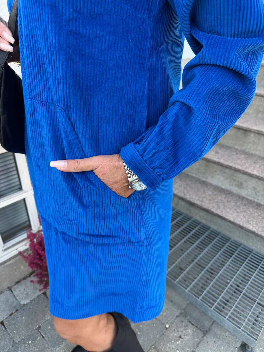 Lollys Laundry Carla Short Dress - Neon Blue