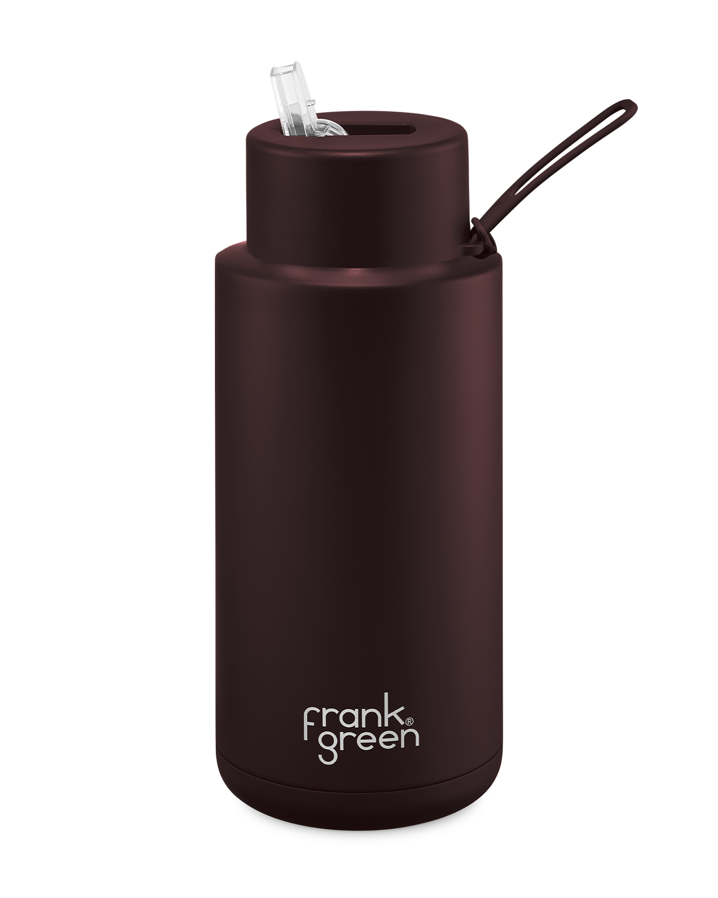 Frank Green Ceramic Reusable Bottle 34oz/1000ml - Chocolate