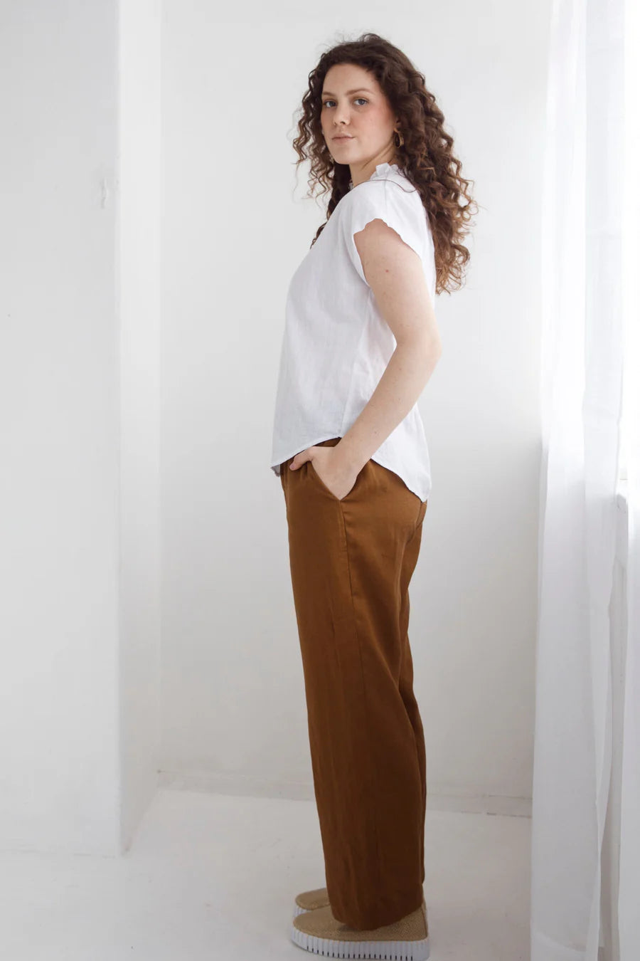 Dalston Esme Top - White Self Check