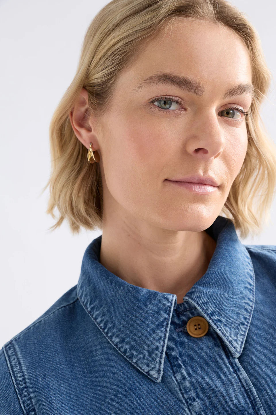 Elk Apenn Hoop Earrings - Gold