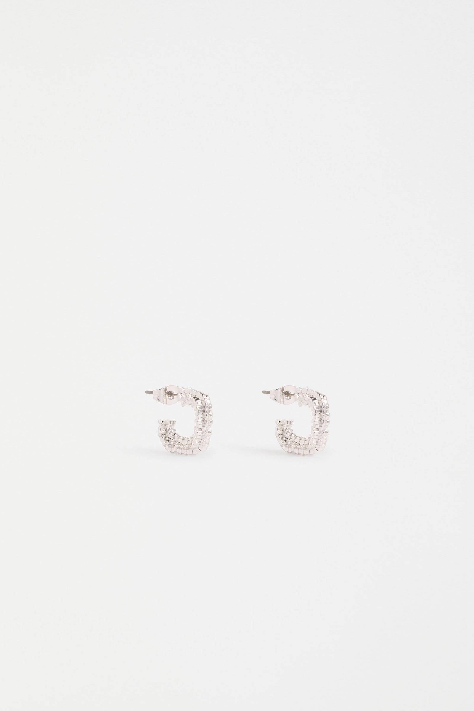 Elk Hiva Mini Hoop Earrings - Silver