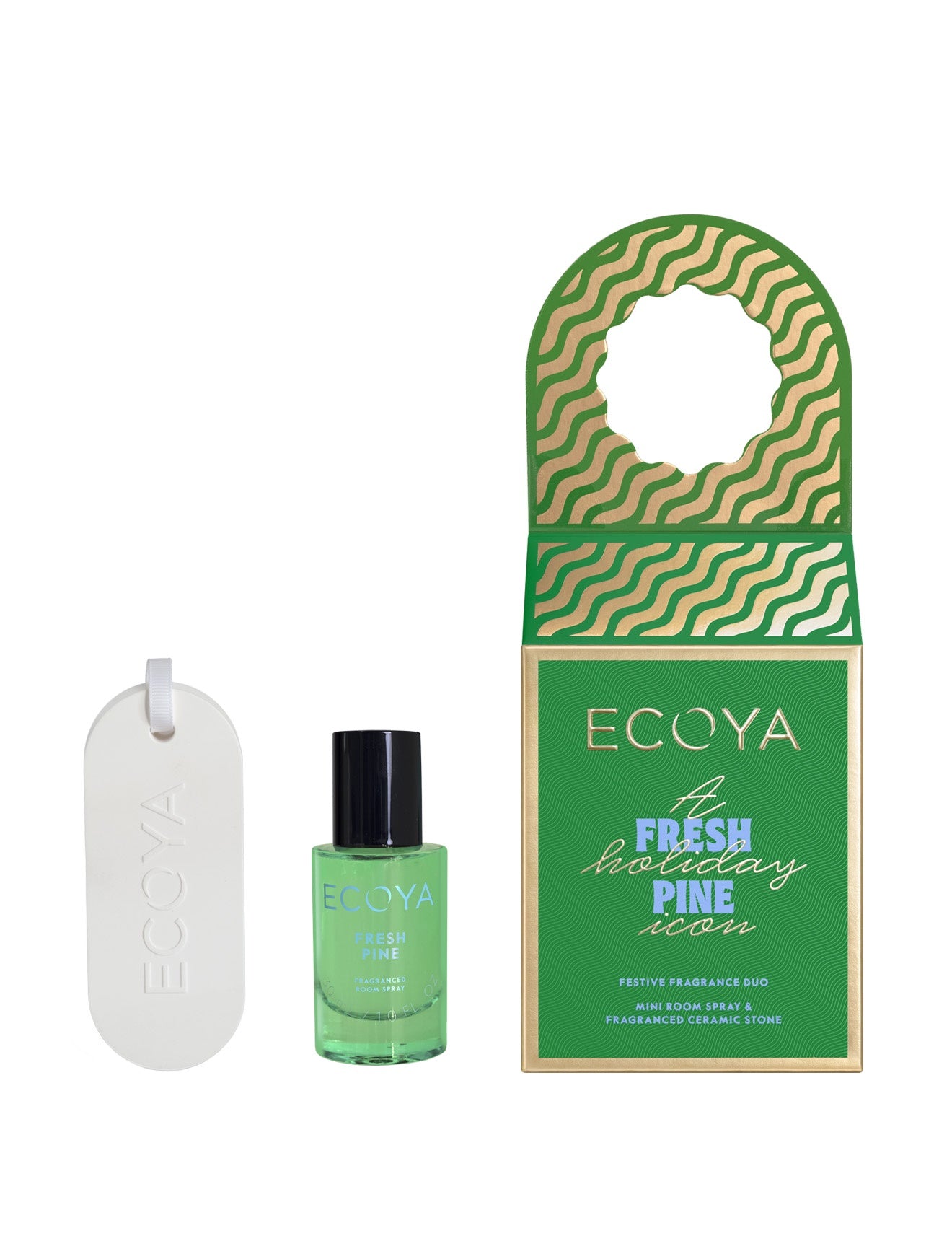 Ecoya Festive Fragrance Mini Duo Set - Fresh Pine