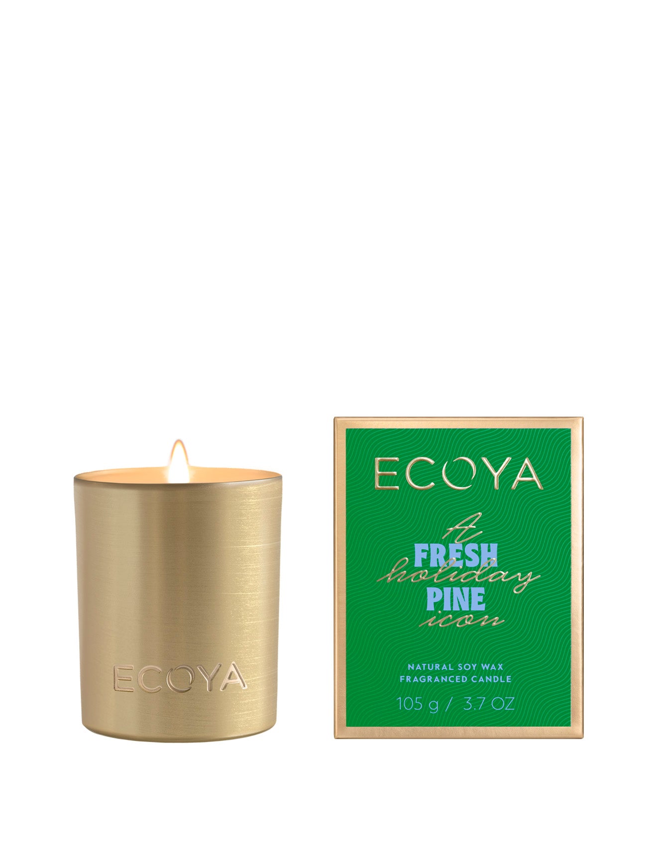 Ecoya Mini Goldie Candle 105g - Fresh Pine