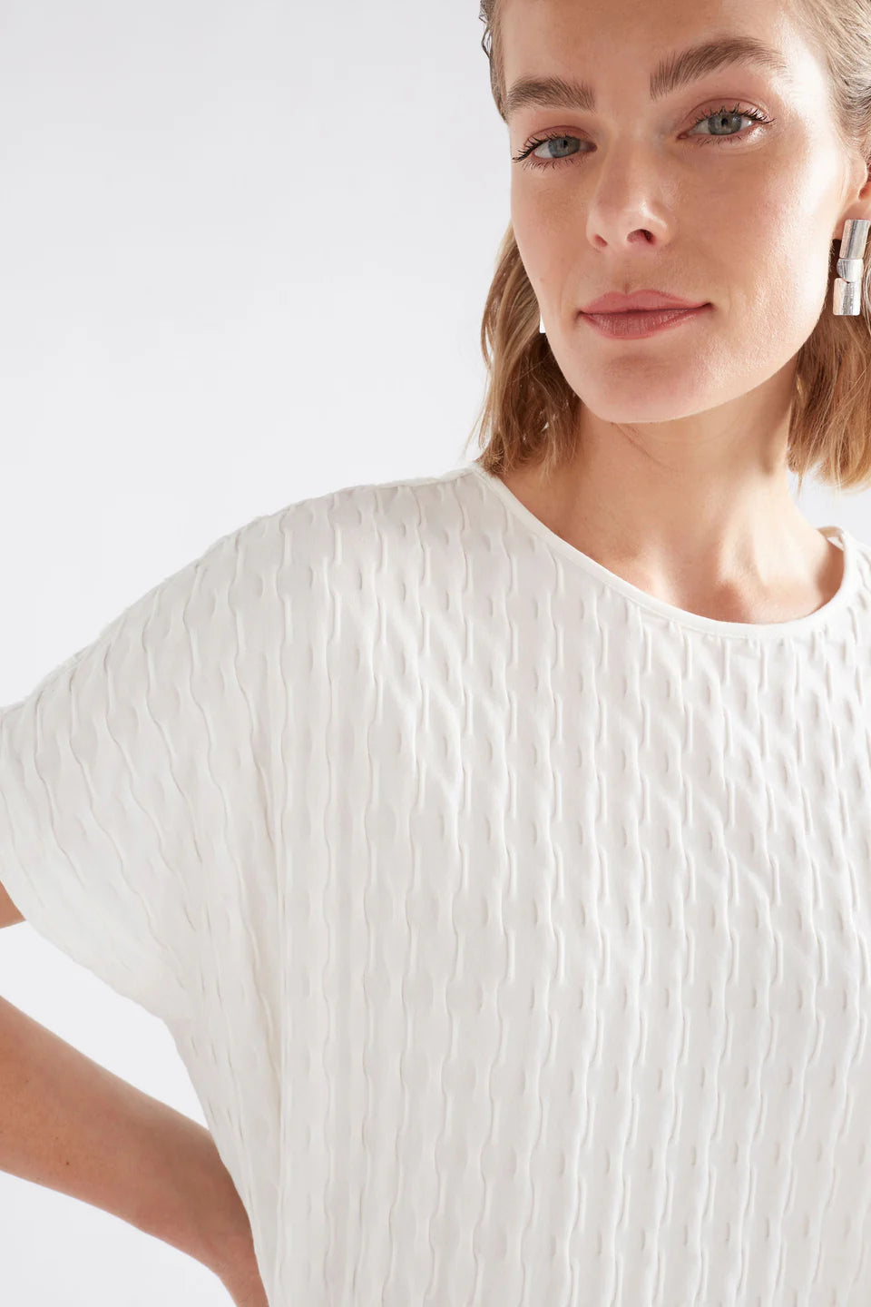Elk Orta Boxy TShirt - White