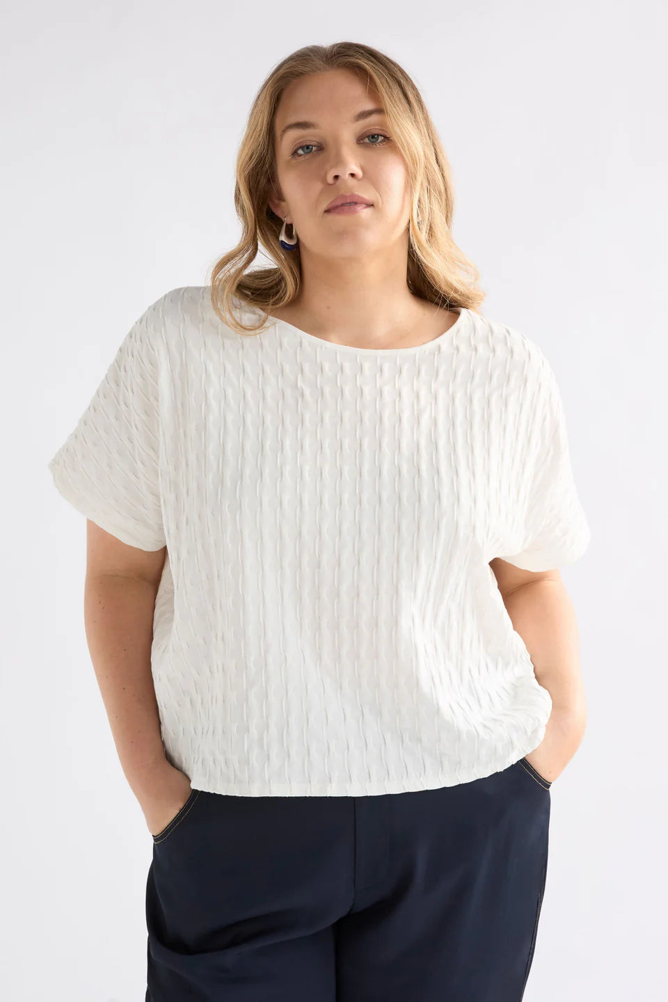 Elk Orta Boxy TShirt - White