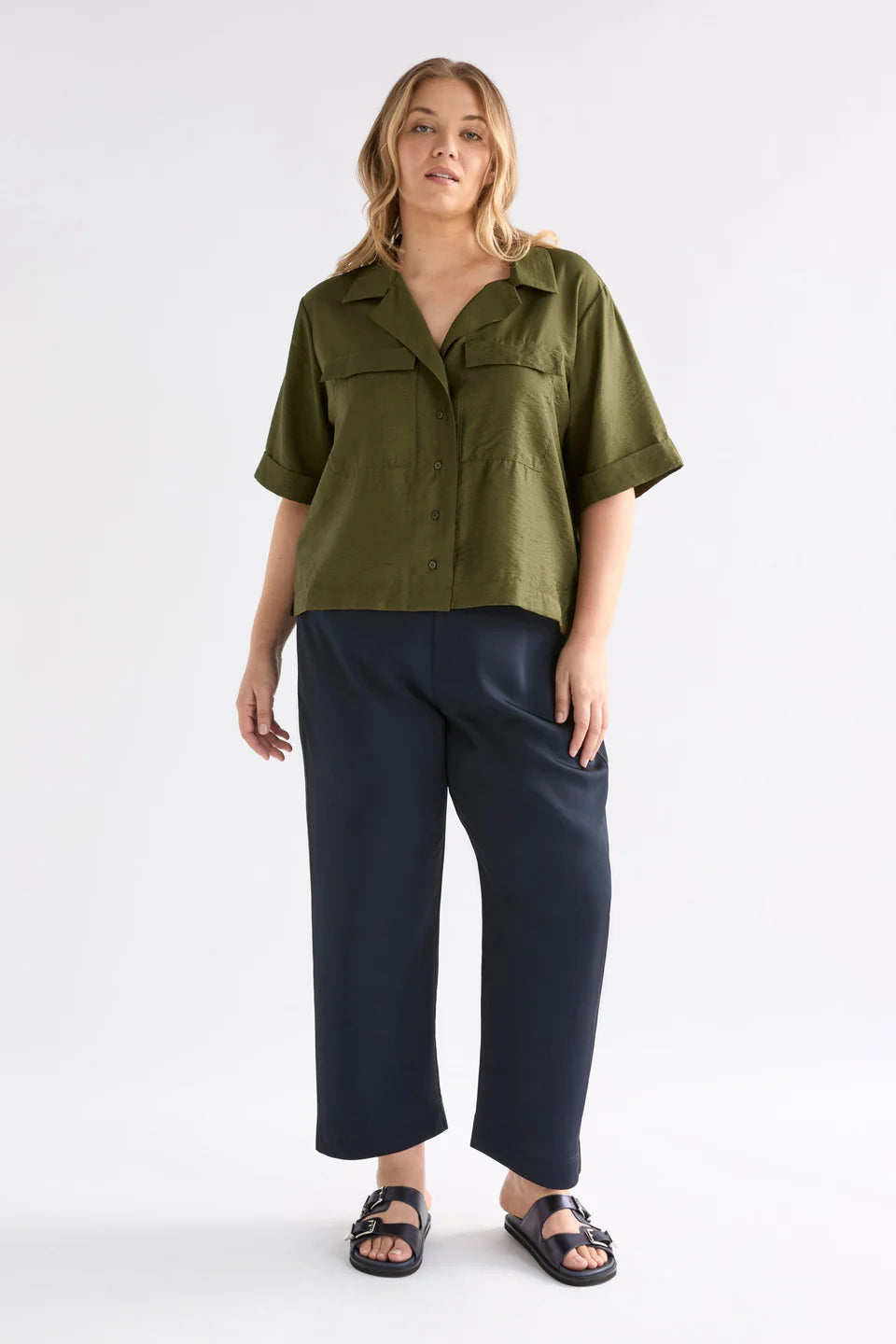 Elk Eine Shirt - Bright Olive