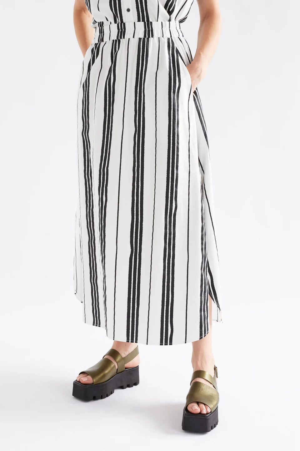 Elk Fez Skirt - Fez Print White