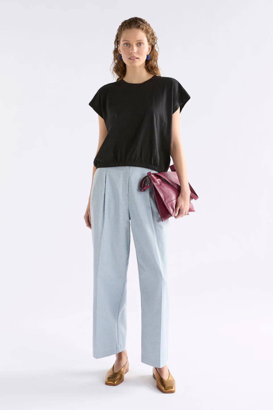 Elk Kruis Tee - Burnt Chocolate