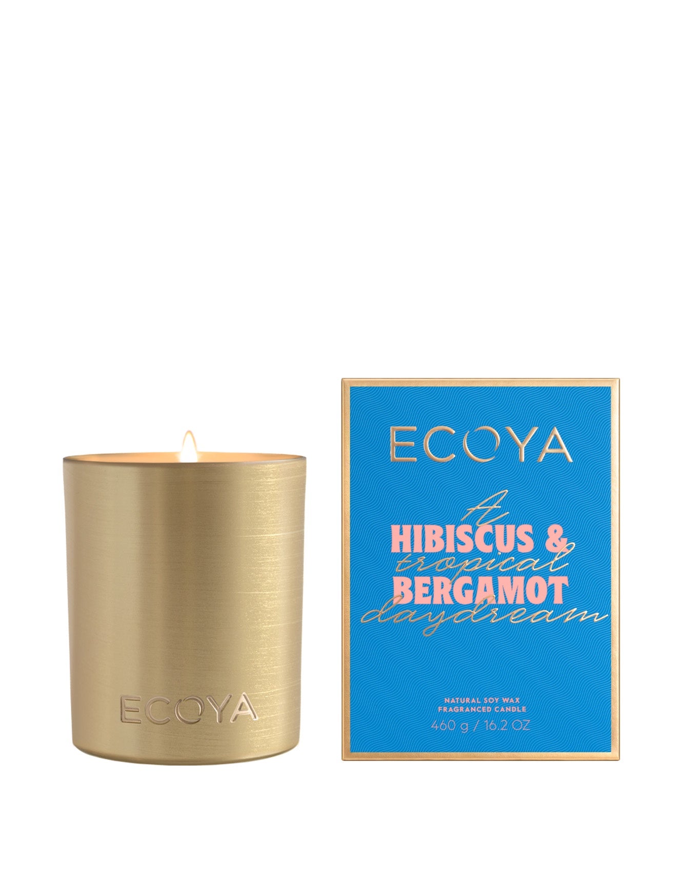 Ecoya Goldie Candle 460g - Hibiscus & Bergamot