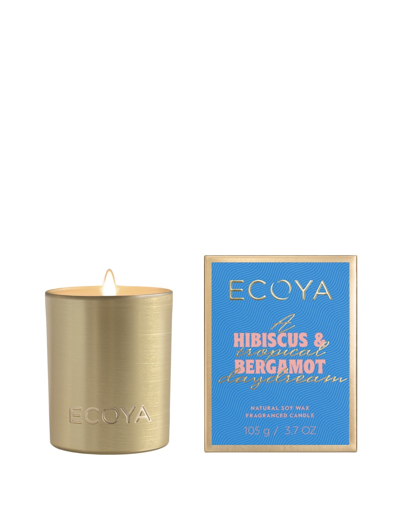 Ecoya Mini Goldie Candle 105g - Hibiscus & Bergamot