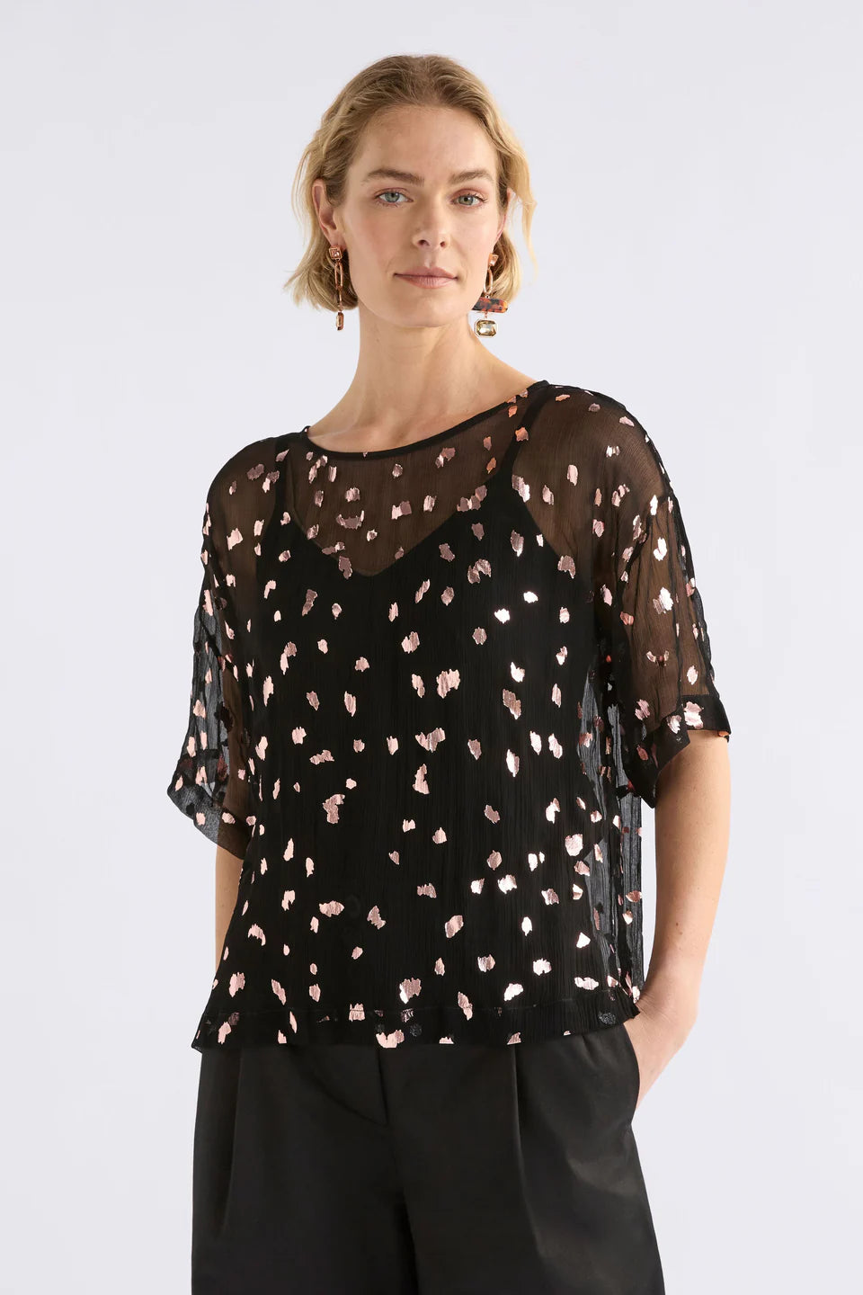 Elk Artii Top - Interstellar Foil Print