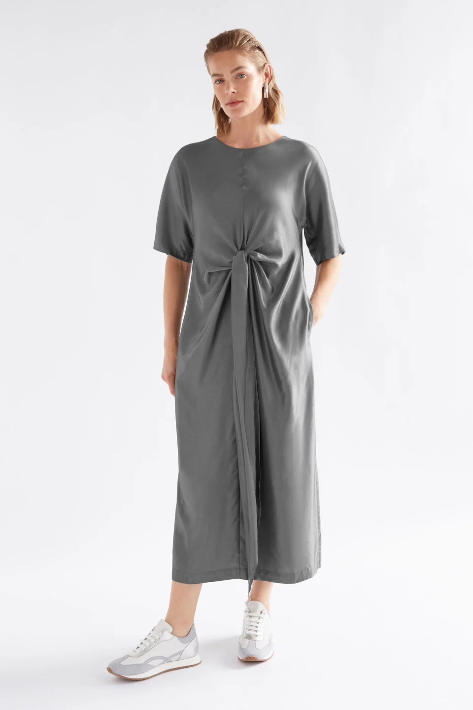 Elk Lissu Dress - Silver / Black