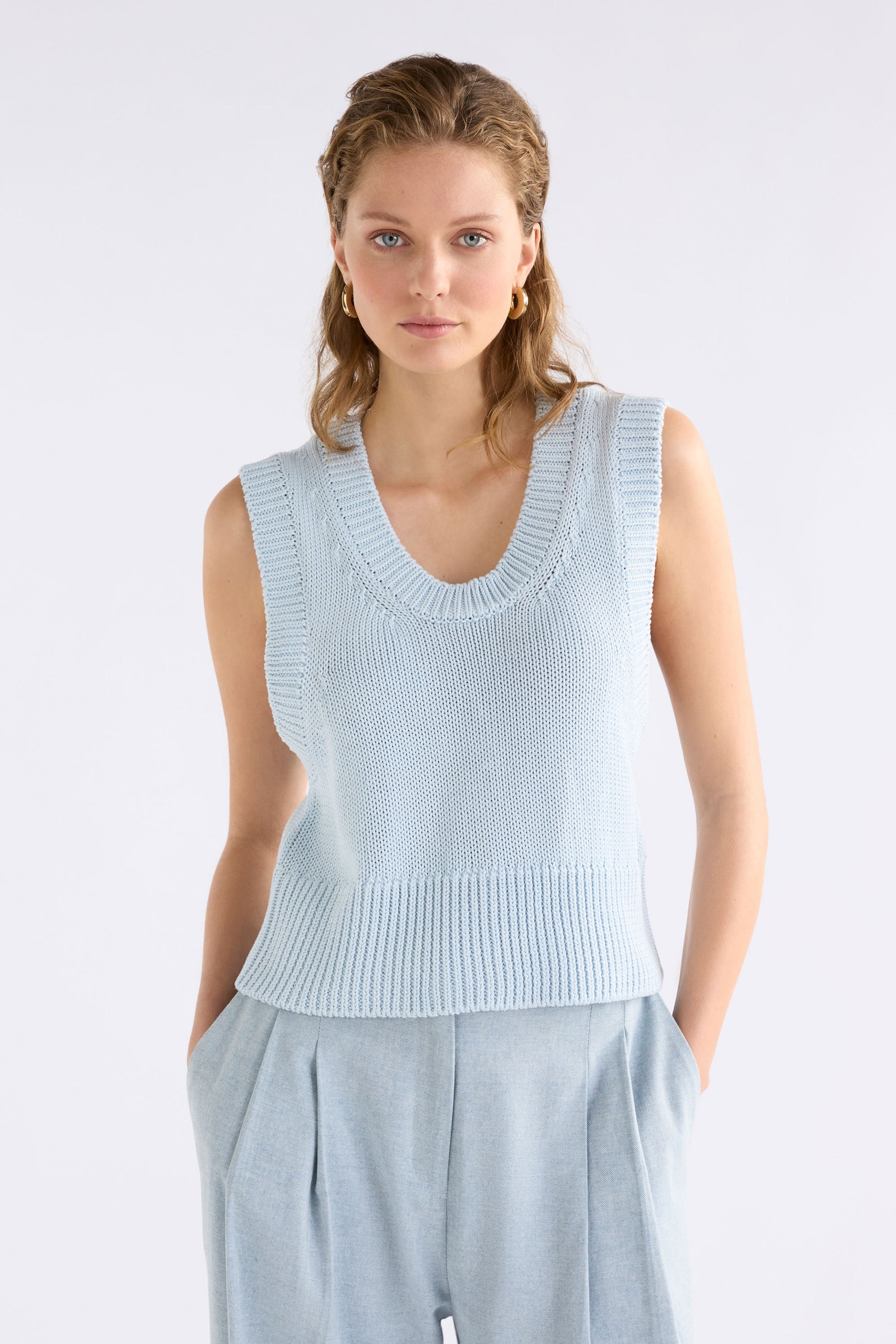 Elk Mikkel Vest - Pearl Blue