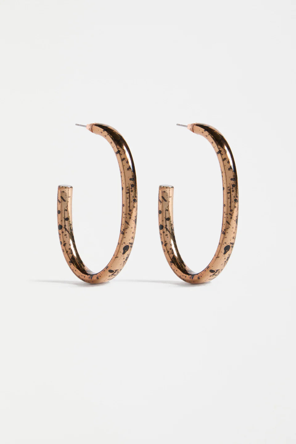Elk Oban Large Hoop Earring - Bronze