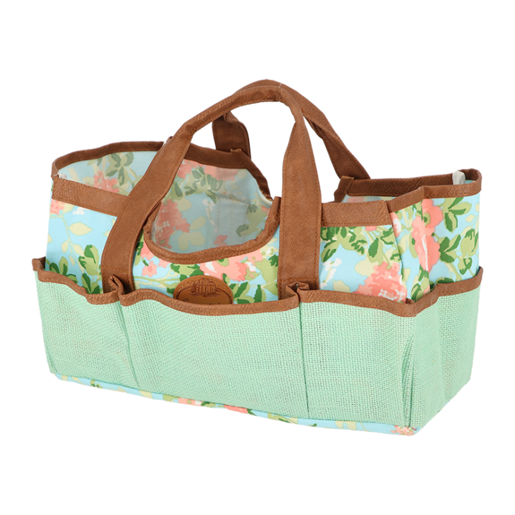 Esschert Design Garden Tool Bag - Rose Print