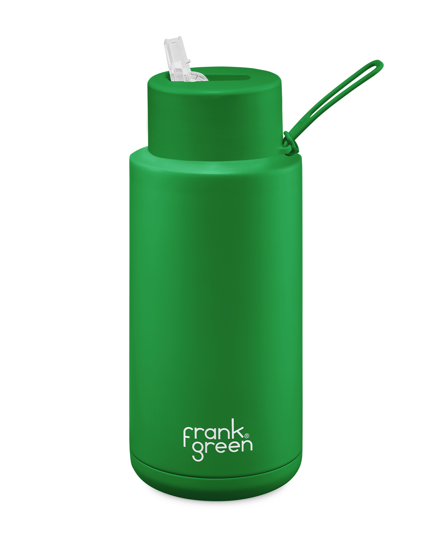 Frank Green Ceramic Reusable Bottle 34oz/1000ml - Evergreen