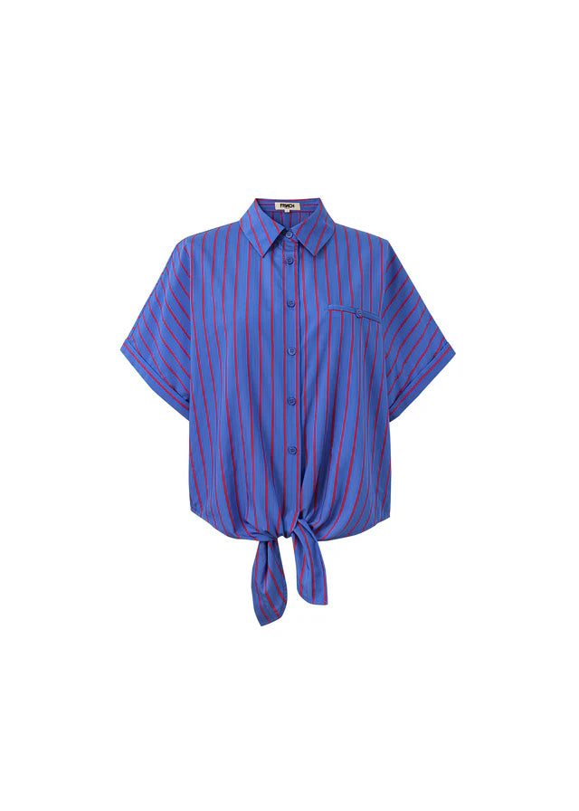 FRNCH Carmelle Blouse - Bleu Electrique