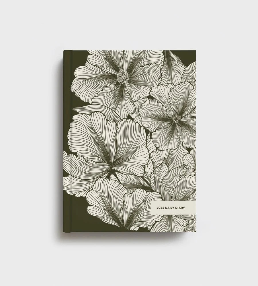 Father Rabbit 2026 Daily Diary - Olive Deco