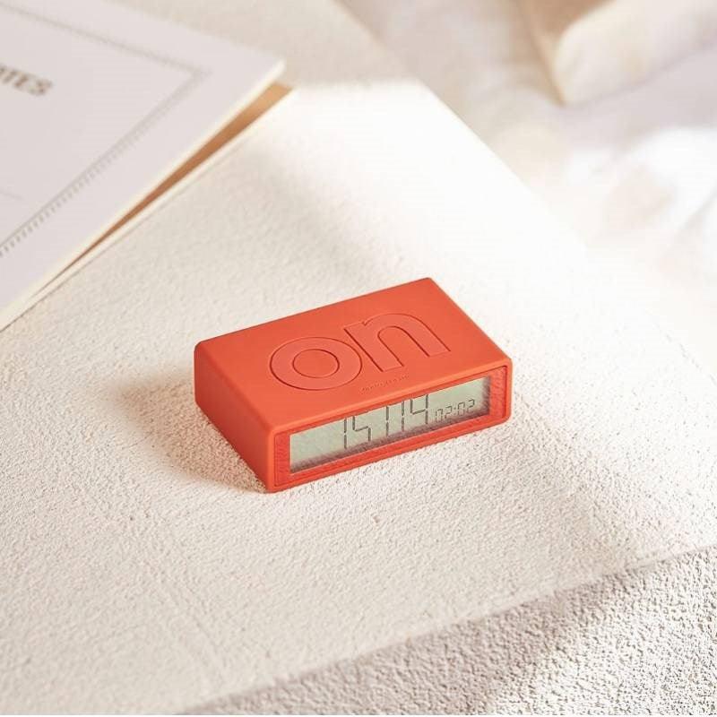 Lexon Flip+ Alarm Clock - Orange