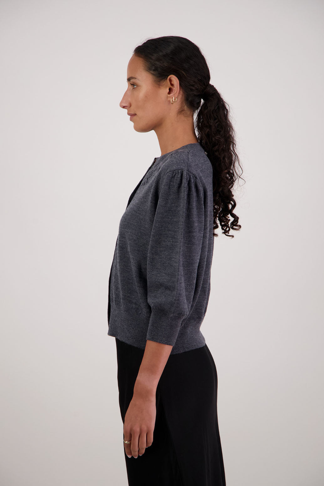 Briarwood Francesca Cardigan - Charcoal