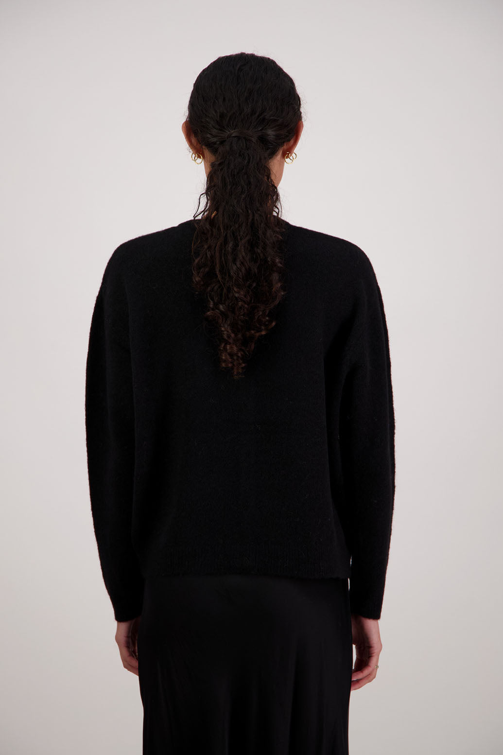 Briarwood Frenchie Cardigan - Black