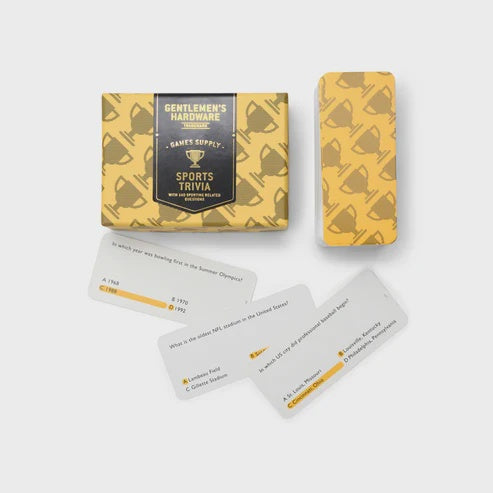 Gentlemen's Hardware Sports Trivia Game