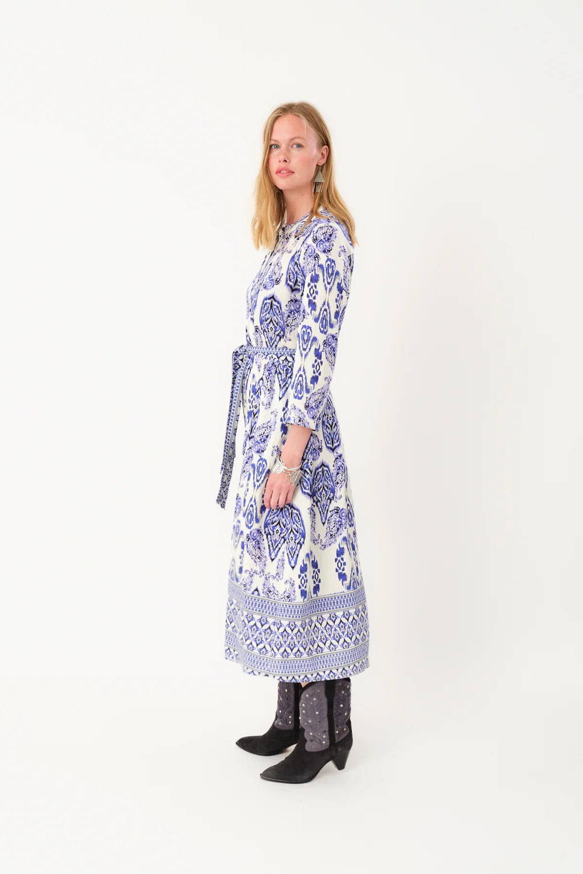 Lollys Laundry Harper Maxi Dress - Blue